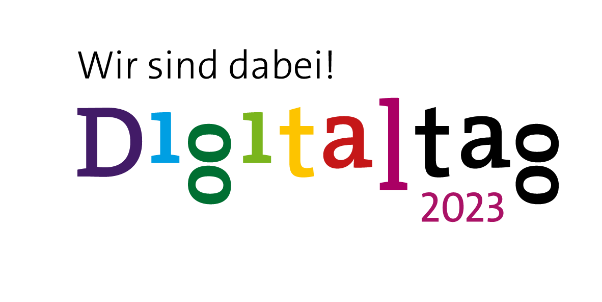 Logo des Digitaltags 2023 mit dem Spruch 