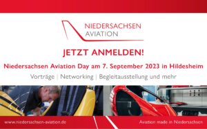 Flyer der Niedersachsen Aviation Days 2023.