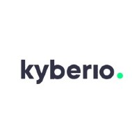 Logo von kyberio mit grünem Punkt