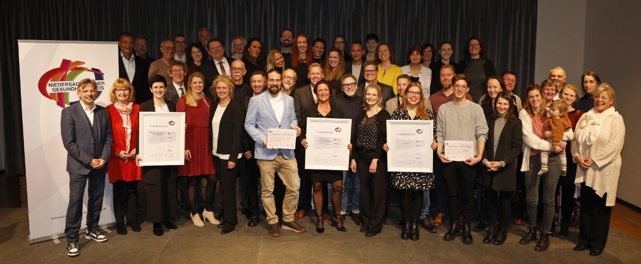 Die Gewinnerinnen und Gewinner des Niedersächsischen Gesundheitspreises 2023